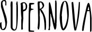 Supernova Font