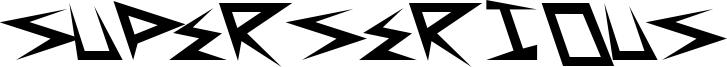 SuperSerious Font