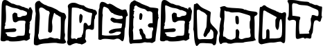 SuperSlant Font