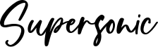 Supersonic Font