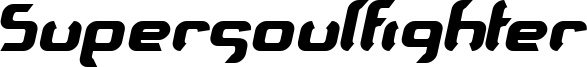 Supersoulfighter Font