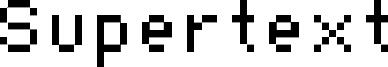 Supertext Font