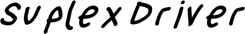 SuplexDriverBlackObl.otf