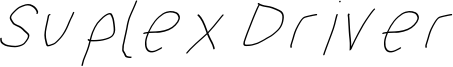 SuplexDriverHairlineObl.otf
