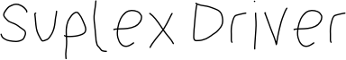 SuplexDriverHairline.otf