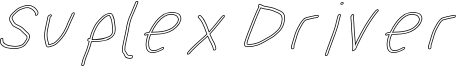 SuplexDriverRegularOblOl.otf