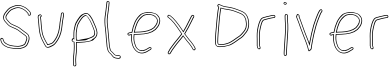 SuplexDriverRegularOl.otf