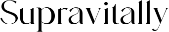 Supravitally Font