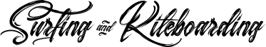 Surfing & Kiteboarding Font