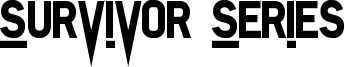 Survivor Series Font