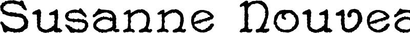 Susanne Nouveau Font