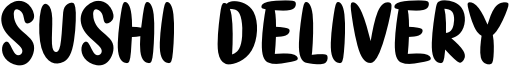 Sushi Delivery Font