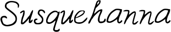 Susquehanna Font