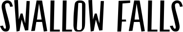 Swallow Falls Font