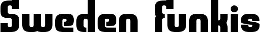 Sweden Funkis Font