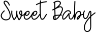 Sweet Baby Font