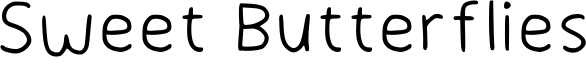 Sweet Butterflies Font