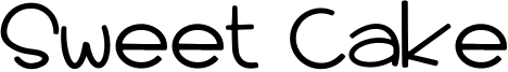 Sweet Cake Font