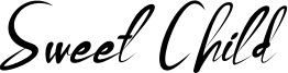 Sweet Child Font