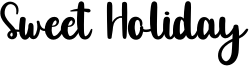 Sweet Holiday Font