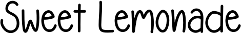 Sweet Lemonade Font