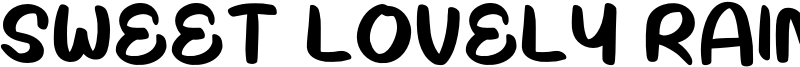 Sweet Lovely Rainbow Two Font