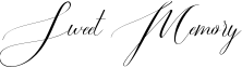 Sweet Memory Font