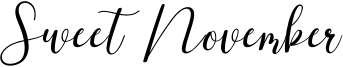 Sweet November Font