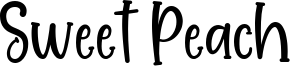 Sweet Peach Font