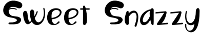 Sweet Snazzy Font