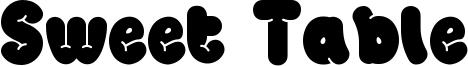 Sweet Table Font
