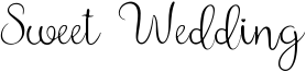 Sweet Wedding Font