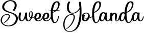 Sweet Yolanda Font