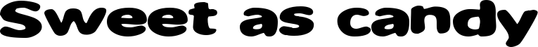 Sweet as candy Font