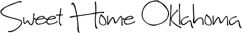 Sweet Home Oklahoma Font