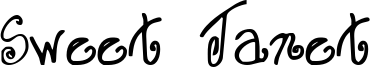 Sweet Janet Font