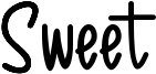 Sweet Font