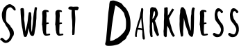 Sweet Darkness Font