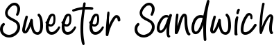 Sweeter Sandwich Font