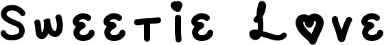 Sweetie Love Font