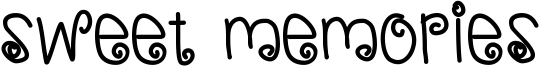 Sweet Memories Font