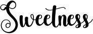 Sweetness Font