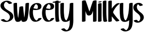 Sweety Milkys Font