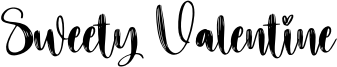 Sweety Valentine Font