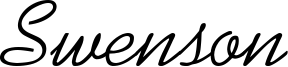 Swenson Font