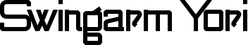 SwingarmYori-Medium.ttf