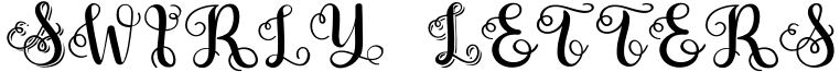 Swirly Letters Font