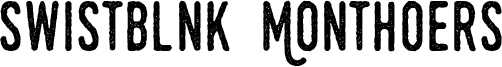 Swistblnk Monthoers Font