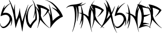 Sword Thrasher Font