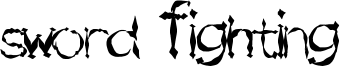 Sword Fighting Font